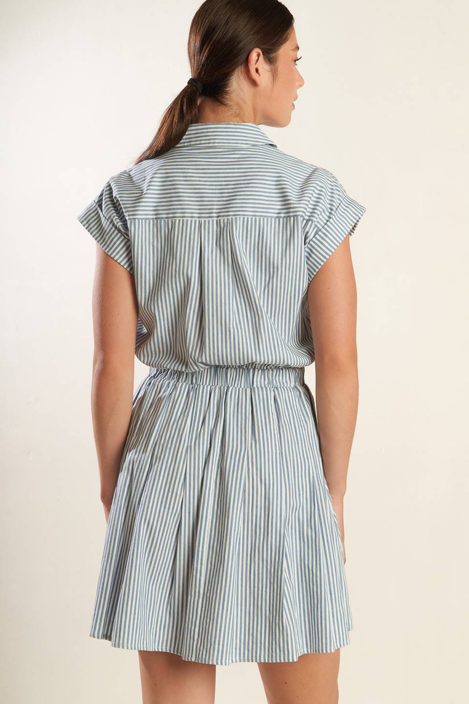 CHAMPAGNE TOAST WOVEN MINI DRESS Flying Tomato